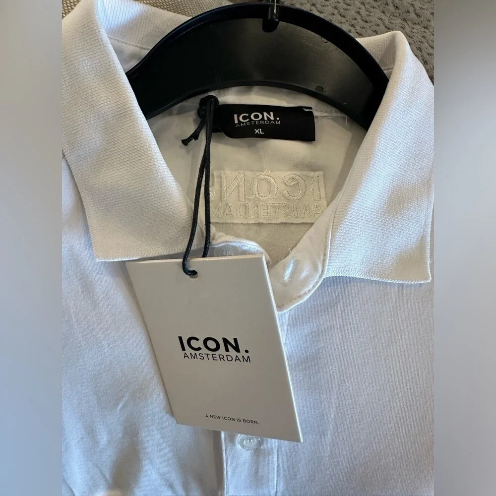 Icon Amsterdam Button Polo Muscle Fit - Picture 4 of 8